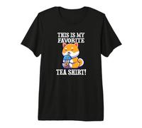 Womens Girls Bubble Boba Favorite Tea Shirt Kawaii Shiba Inu Camiseta Premium