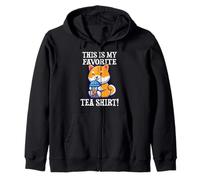 Womens Girls Bubble Boba Favorite Tea Shirt Kawaii Shiba Inu Sudadera con Capucha