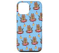 Womens Girls Funny Capy Ramen Meme Pattern Capybara Lover Carcasa para iPhone 12 Mini