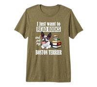 Womens Girls Funny I Heart Mom French Bulldog Lover Camiseta Premium