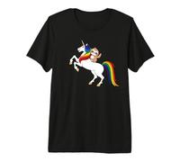 Womens Girls Funny Kawaii Kids Unicorn Sloth Lover Camiseta Premium