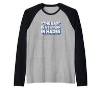 Womens Girls Funny The Bar Is A Tavern In Hades Camiseta Manga Raglan