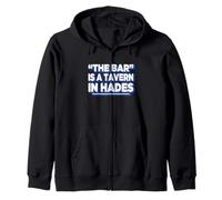 Womens Girls Funny The Bar Is A Tavern In Hades Sudadera con Capucha