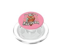 Womens Girls I'm Having A Meltdown Ice Cream Capybara Lover PopSockets PopGrip para MagSafe