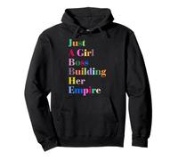 Women's Girls Just A Girl Boss Building Her Empire Quotes Sudadera con Capucha