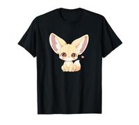 Womens Girls Kids Anime Chibi Kawaii Fennec Fox Lover Camiseta