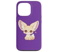 Womens Girls Kids Anime Chibi Kawaii Fennec Fox Lover Carcasa para iPhone 13 Pro