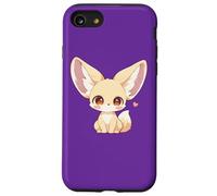 Womens Girls Kids Anime Chibi Kawaii Fennec Fox Lover Carcasa para iPhone SE (2020) / 7/8