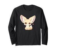Womens Girls Kids Anime Chibi Kawaii Fennec Fox Lover Manga Larga