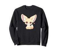Womens Girls Kids Anime Chibi Kawaii Fennec Fox Lover Sudadera