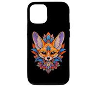 Womens Girls Kids Colorful Mandala Fennec Fox Lover Carcasa para iPhone 12/12 Pro
