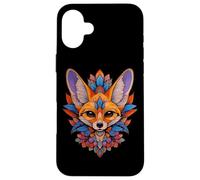 Womens Girls Kids Colorful Mandala Fennec Fox Lover Carcasa para iPhone 16 Plus