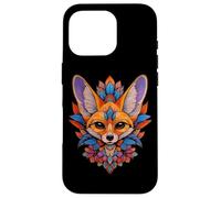 Womens Girls Kids Colorful Mandala Fennec Fox Lover Carcasa para iPhone 16 Pro