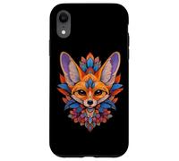 Womens Girls Kids Colorful Mandala Fennec Fox Lover Carcasa para iPhone XR
