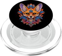 Womens Girls Kids Colorful Mandala Fennec Fox Lover PopSockets PopGrip para MagSafe