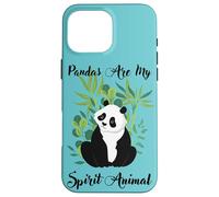 Womens Girls Kids Cute Cartoon My Spirit Animal Panda Lover Carcasa para iPhone 16 Pro MAX