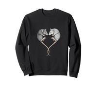Womens Girls Kids Cute Heart Pet Rat Lover Sudadera