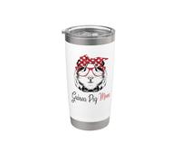 Womens & Girls Kids Cute Wheek Lover Mama Guinea Pig Mom Vaso térmico de acero inoxidable de doble pared