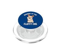 Womens Girls Kids Funny Beware Fluffy Lionhead Rabbit Lover PopSockets PopGrip para MagSafe