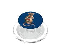 Womens Girls Kids Multicolored Folk Art Pet Rat Lover PopSockets PopGrip para MagSafe