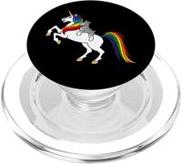 Womens Girls Kids Rainbow Unicorn Schnauzer Dog Lover PopSockets PopGrip para MagSafe