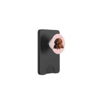 Womens Girls Kids Two 2 Red Black Tan Dachshund Puppy Lover PopSockets PopWallet para MagSafe