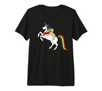 Womens Girls Kids Unicorn Rainbow Goldendoodle Doodle Lover Camiseta Premium