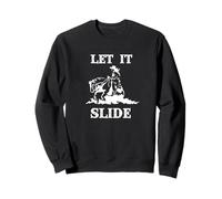 Womens Girls Reining Horse Lover Let It Slide Sudadera