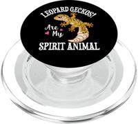 Womens Girls Reptile Happy Spirit Animal Leopard Gecko Lover PopSockets PopGrip para MagSafe