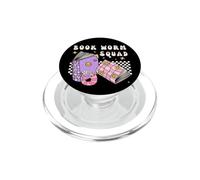 Womens Girls Retro Book Worm Squad Love Reading Books PopSockets PopGrip para MagSafe