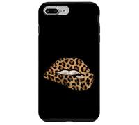 Women's Girls Sexy Woman Lips Graphic Design Tiger Style Carcasa para iPhone 7 Plus/8 Plus