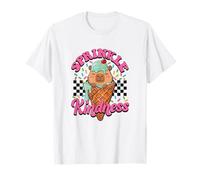 Womens Girls Sprinkle Kindness Ice Cream Capybara Lover Camiseta