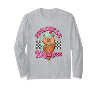 Womens Girls Sprinkle Kindness Ice Cream Capybara Lover Manga Larga