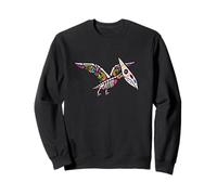 Womens Girls Sugar Skull Muertos Pterodactyl Pterosaur Lover Sudadera