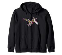 Womens Girls Sugar Skull Muertos Pterodactyl Pterosaur Lover Sudadera con Capucha