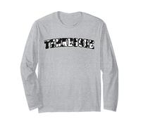 Women's Girls Tennessee Trendy Cow Zebra Print Manga Larga