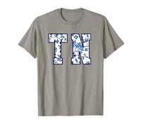 Women's Girls Tennessee Vintage Wildflowers Graphic Print Camiseta