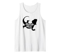 Womens Girls Tiny Dinosaur Beardie Mom Bearded Dragon Lover Camiseta sin Mangas