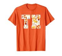 Women's Girls TN Tennessee Floral Fall Spice Print Camiseta