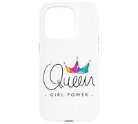 Women's Girls World Queen Graphic Design Tshirt, Queen Style Carcasa para iPhone 15 Pro