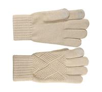 Womens Glove - Polyester And Acrylic Fiber, 9.06x3.54in Thermal Mitten Touchscreen Design - Warm And Functional Winter Gloves, Knit Mittens For Driving, Cycling, Running, Hiking, Skating, Work