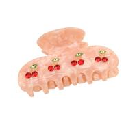 Womens Hair Clips, Acetate Clips for Hair, Nonslip Hair Claw Clips for Women Hair, Cute Cherry Acrylic Hair Clamps for Thin Hair with Strong Hold