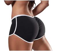 Women's High Waist Yoga Shorts Gym Workout Booty Dance Hot Pants Athletic Butt Lifting Sport Leggings Workout Butt Lifting Shorts for Women High Waist Seamless Gym Yoga Booty Shorts