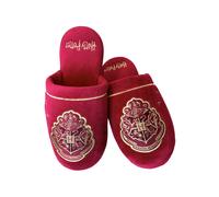 Women's Hogwarts Slippers 5-7 Gold Burgundy