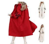 Women's Hooded Long Sleeve Knitted Sleeves Patchwork Casual Jacket