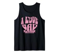 Womens I Love Bad Choices Ironic Heart Camiseta sin Mangas