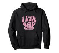 Womens I Love Bad Choices Ironic Heart Sudadera con Capucha
