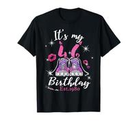 Womens It’s My 46th Birthday Sneakers EST 1980 46 Years Old Camiseta