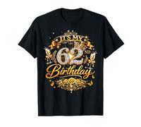 Womens It’s My 62nd Birthday 62 Years Old Birthday Queen Camiseta