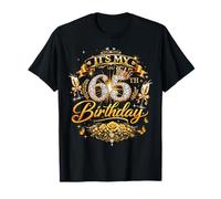 Womens It’s My 65th Birthday 65 Years Old Birthday Queen Camiseta